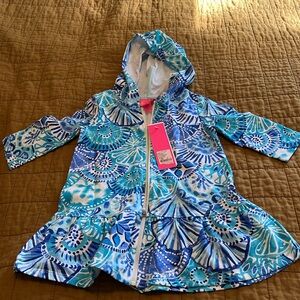 NWT Lilly Pulitzer swim cover up & used Bathing suit